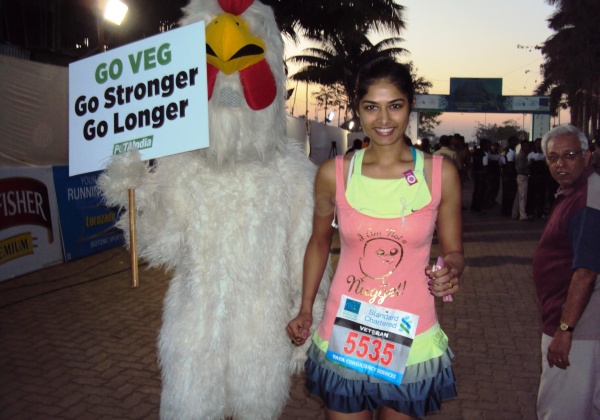 Priyanka Shah Sports ‘Race-y’ T-Shirt During Mumbai Marathon