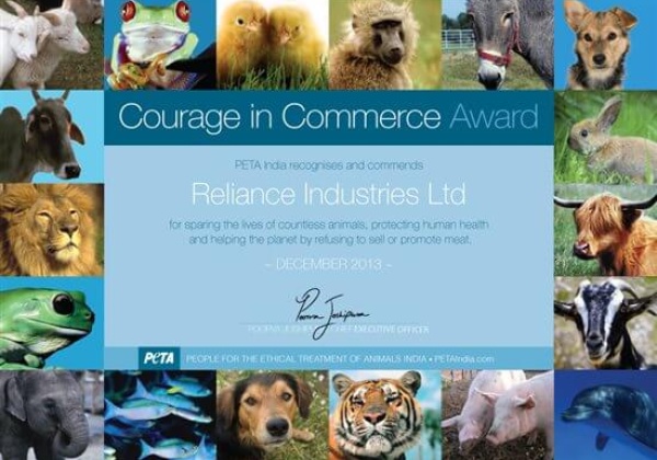 RIL Snags ‘Courage in Commerce’ Award
