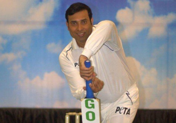Cricketer VVS Laxman Bats for Animals
