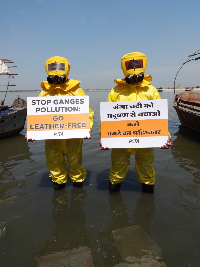 World Water Day Demo- Ganges- Kanpur march 2014