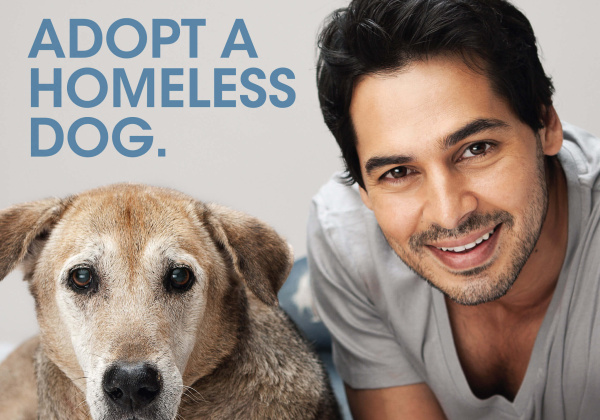 Dino Morea and Slidey in New PETA Ad