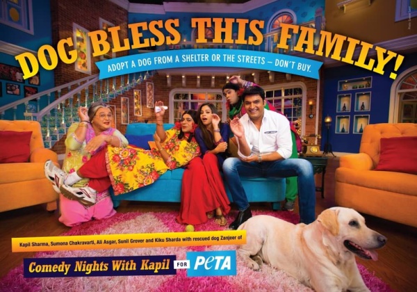 ‘Comedy Nights With Kapil’ Applauds Animal Adoption