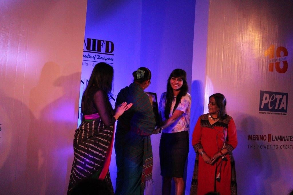 6.Felicitating designer Bibi Russell