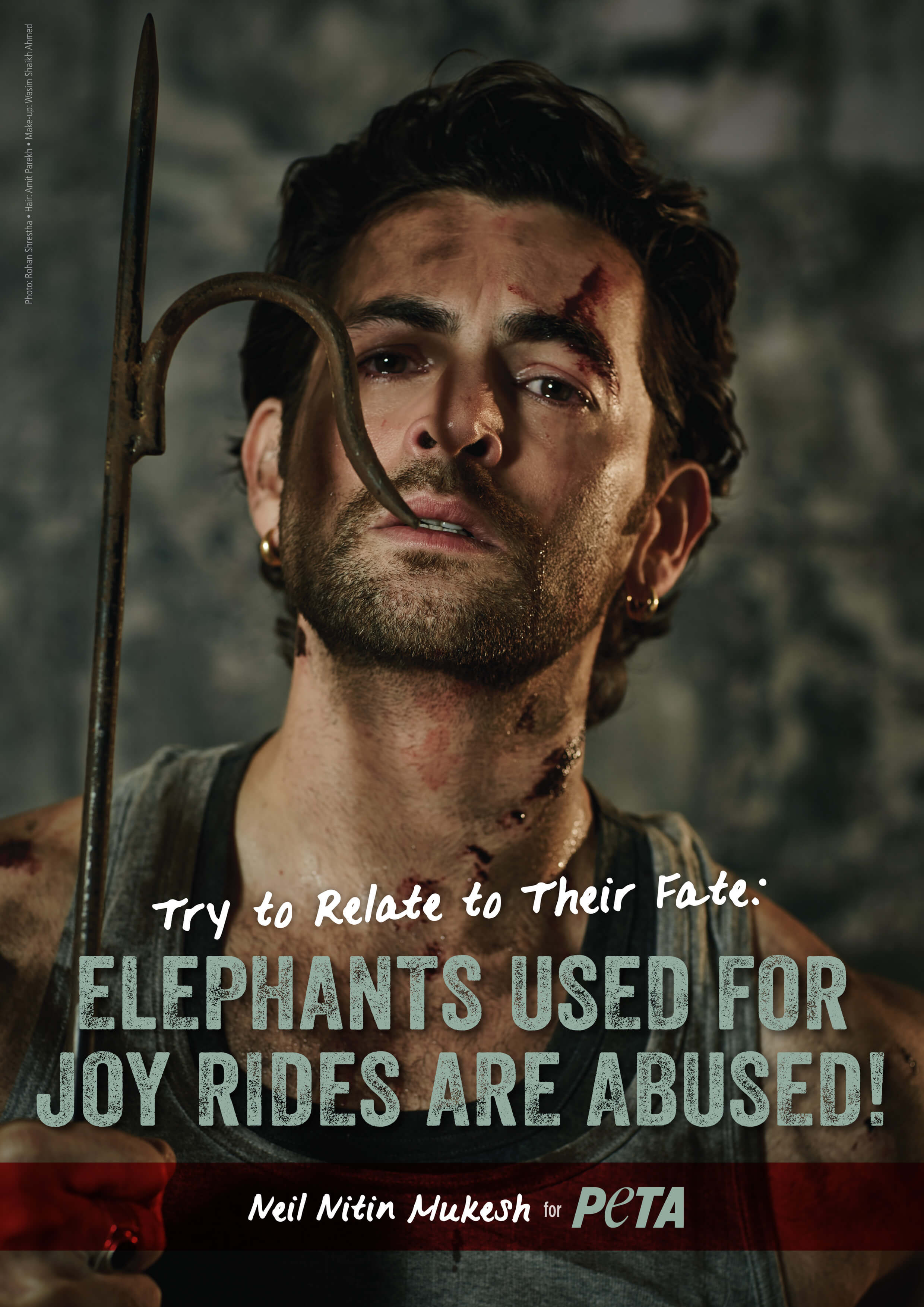 Neil Nitin Mukesh Shows How Elephants Are Beaten, Shackled, and Abused for Rides