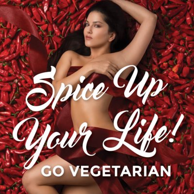Sunny Leone Spices It Up for Animals in New PETA Ad