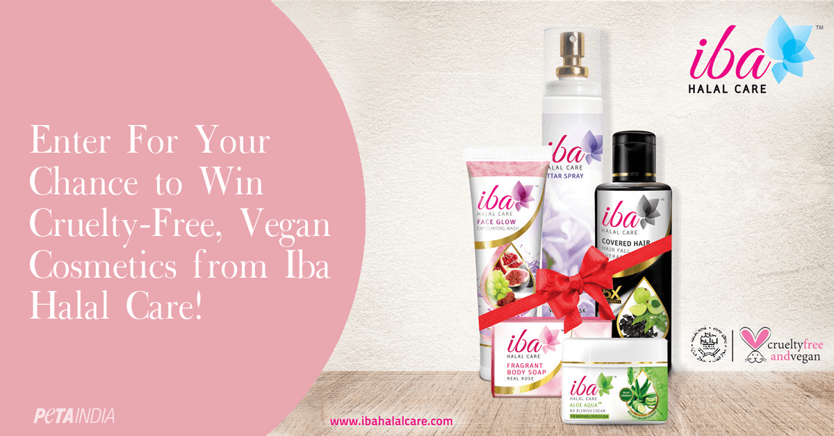 Enter to Win Cruelty-Free Products From Iba Halal Care! - Blog - PETA India