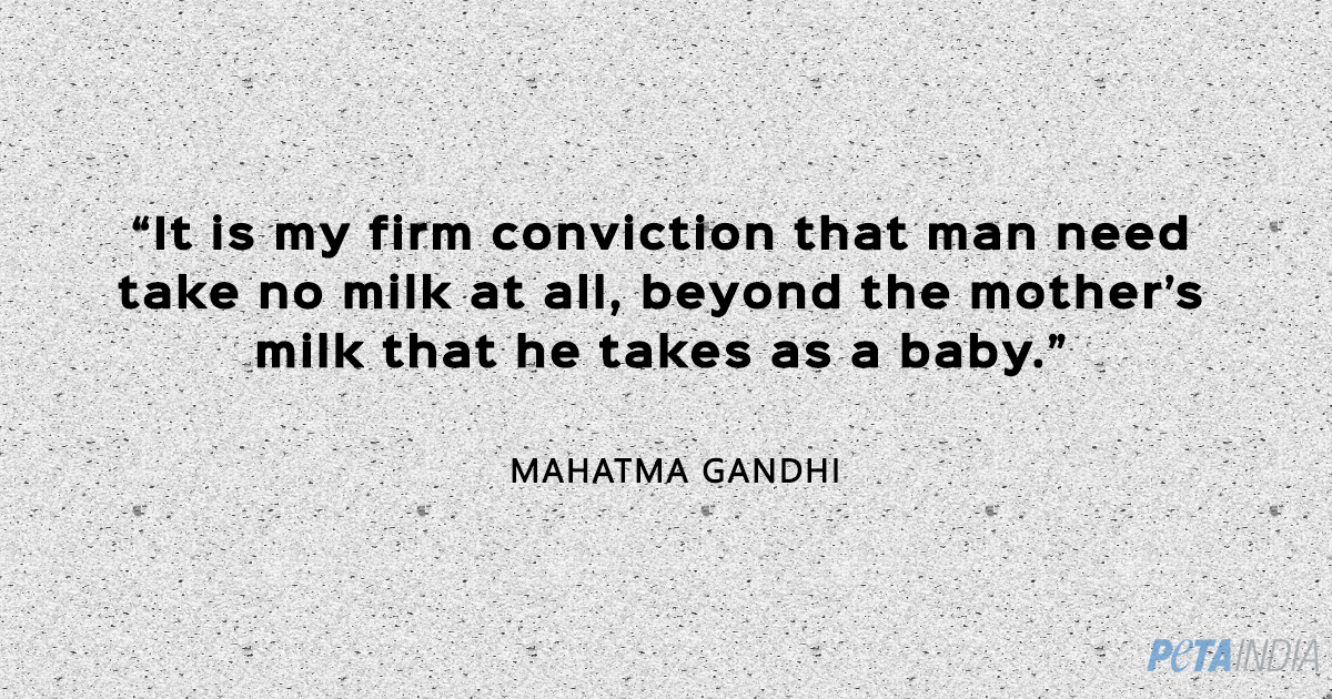 These Mahatma Gandhi Quotes Will Inspire You - Blog - PETA India