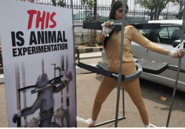 ‘Monkey’ Blasts Animal Testing Ahead of National Science Day
