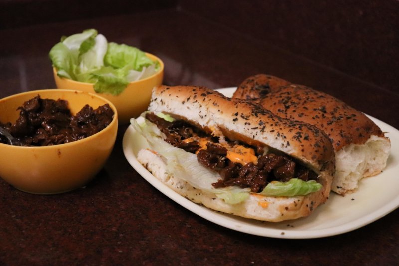 Meaty Vegan Barbeque Sandwich