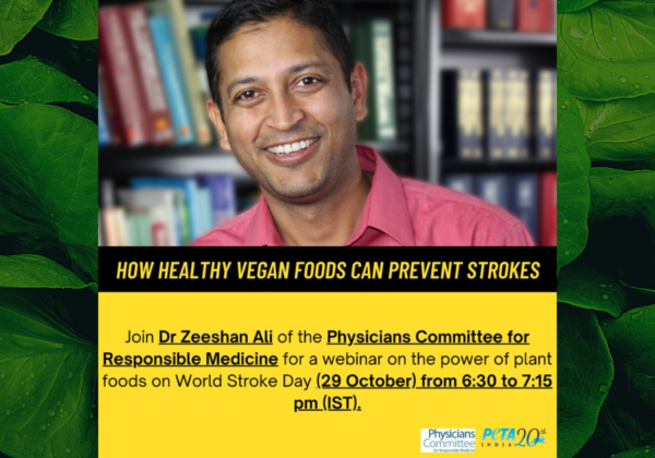 Join PETA India’s World Stroke Day Webinar on 29 October