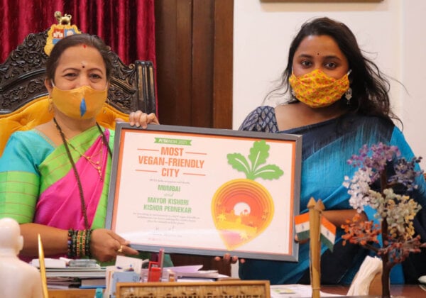 Mumbai Wins PETA India’s 2021 Most Vegan-Friendly City Award