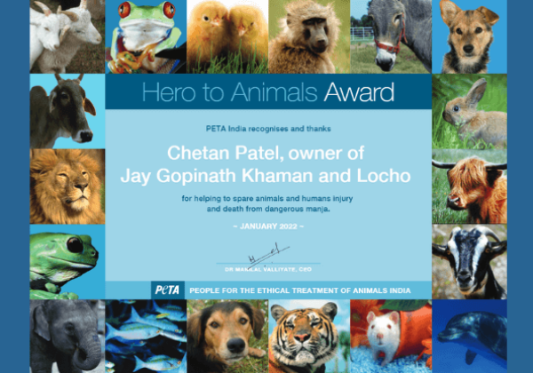 Surat Khaman Seller Nabs PETA India Award for Saving Birds