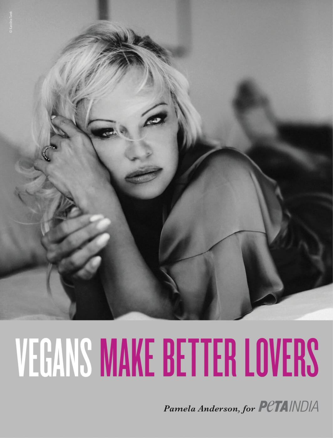 Hollywood’s Pamela Anderson Heats Up Valentine’s Day With New ‘Vegans Make Better Lovers’ Campaign