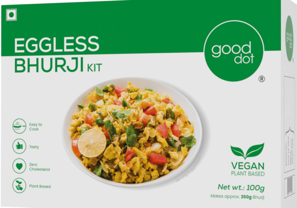 PETA इंडिया की नई प्रतियोगिता में भाग लेकर GoodDot की अंडामुक्त भूर्जी का आनंद लें