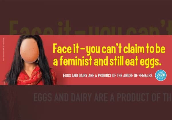 ‘You Can’t Be an Egg-Eating Feminist,’ Proclaims PETA India’s New International Women’s Day Campaign