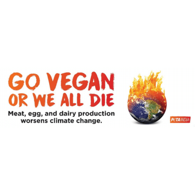 PETA इंडिया ने अर्थ डे पर जनता को सचेत किया: ‘वीगन जीवनशैली अपनाए नहीं तो हम सब मारे जाएंगे’