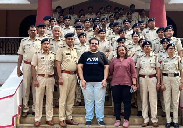Goa Police and SPCA Invite PETA India to Lead Workshops to Combat Cruelty to Animals