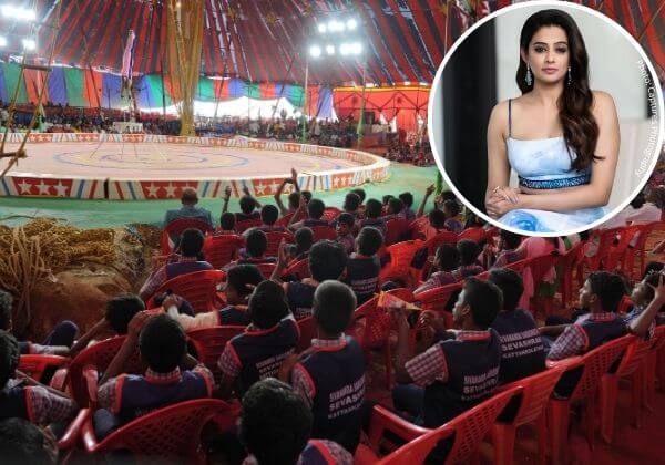 Actor Priyamani and PETA India Treat Children from Sivananda Gurukulam to Dazzling Animal-Free Circus Performance in Chennai
