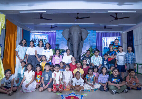 PETA India’s Animatronic Elephant ‘Ellie,’ Voiced by Actor Dia Mirza, Inspires Students at The Grove School in Chennai