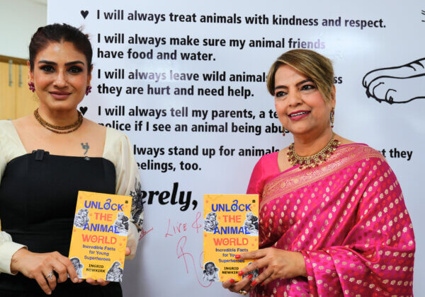 Raveena Tandon Inspires Children to be Kind to Animals Through ‘Unlock The Animal World’ Book Reading at Mumbai’s Podar International School (IB & Cambridge)